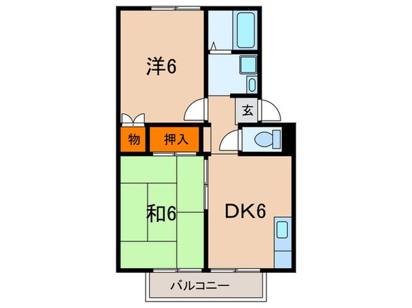 エステートピア狩口の物件間取画像